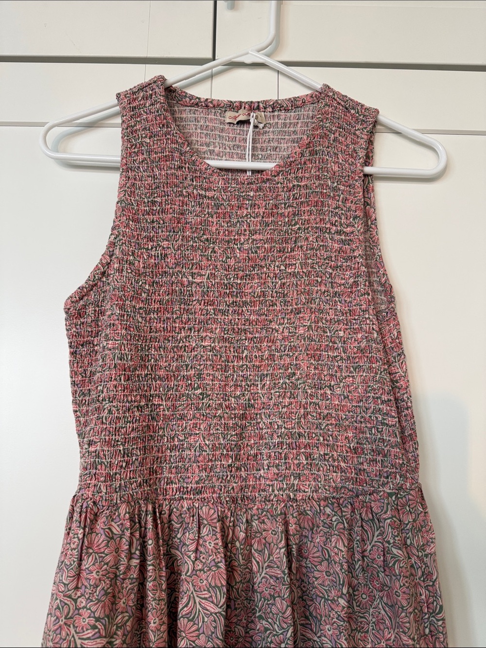 Marine Layer Rose-Pink Floral Sleeveless Maxi Dress - Picture 2 of 5